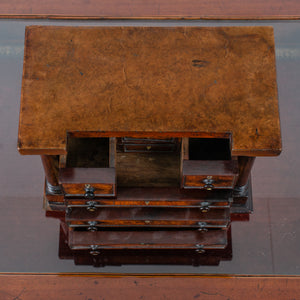 Scottish Miniature Burl Wood Chest of Drawers, 1863