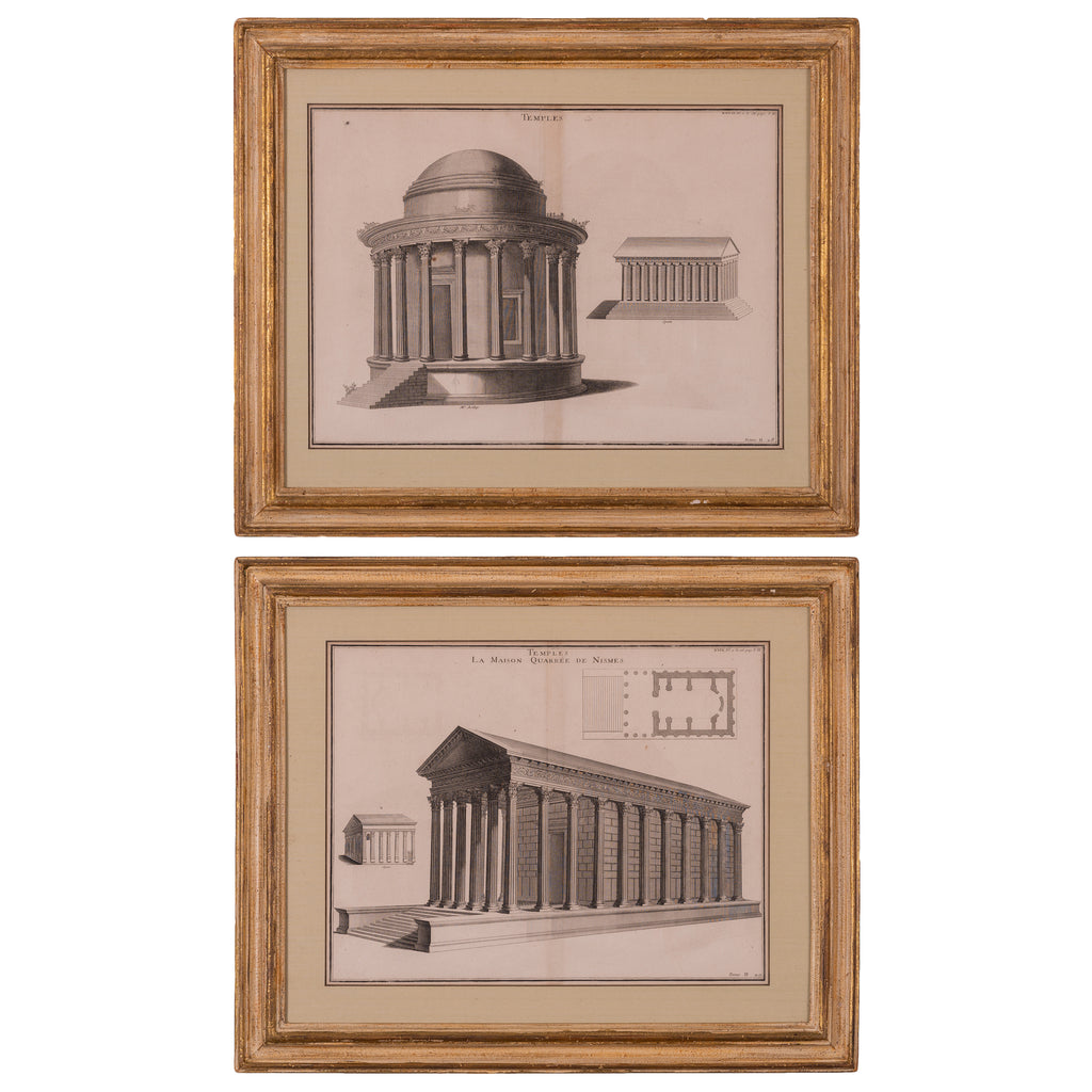 Bernard de Montfaucon - Roman Temple Engravings, Nimes, France