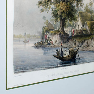 Hooghly River Print by Auguste-Nicolas Vaillant