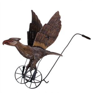 Antique Mechanical Eagle Push Toy