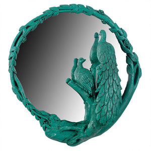 Restored Monumental Mid-Century Peacock Mirror