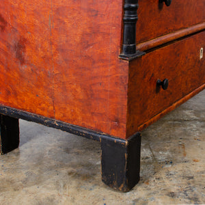 Grain-Painted Biedermeier Style Chest of Drawers c.1840