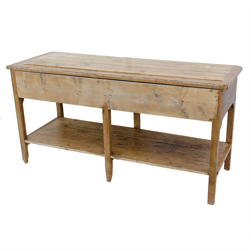 Georgian Pine Scullery Dresser Table