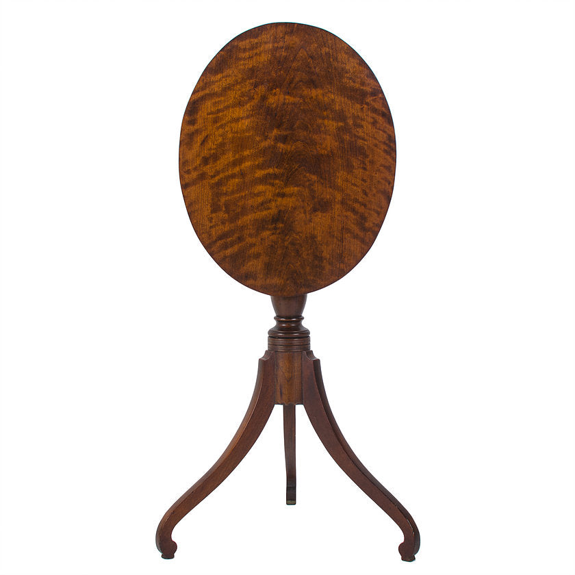 Federal Cherry Tilt-Top Candle Stand, New England C.1810