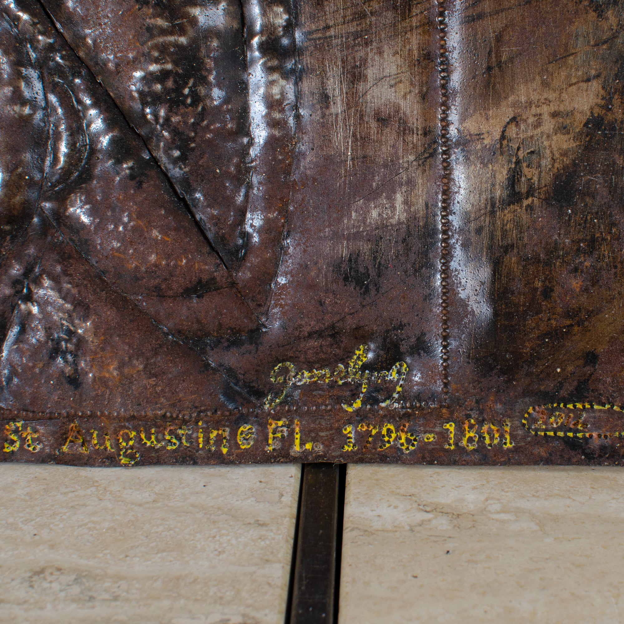 Haitian Metal Art Relief Portrait Plaque of General Georges Biassou – A ...