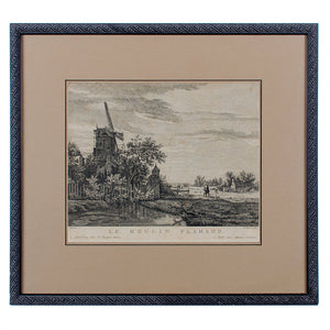 Le Moulin Flamand C1762-1766, Pierre Jacques Duret After Ruisdael