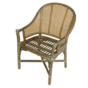 McGuire Rattan & Cane Dining Chairs - Set of 6