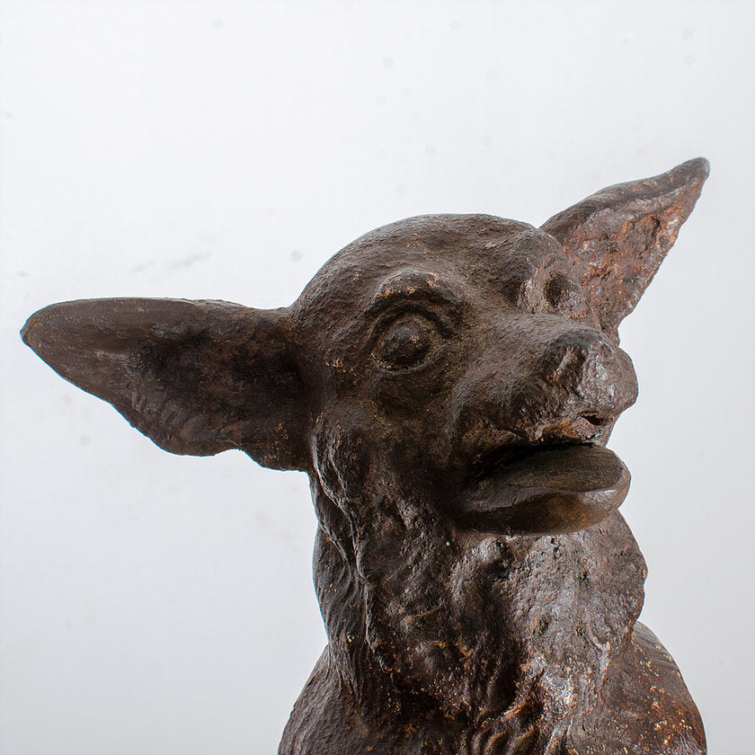 Victorian Cast Iron Begging Dog By Coalbrookdale Foundry, c.1875