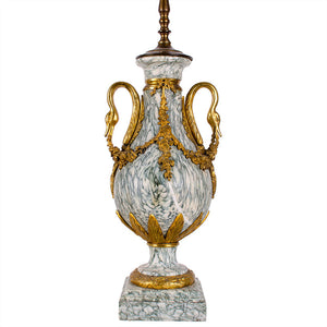 Louis XVI Marble and Ormolu Cassolette Lamp