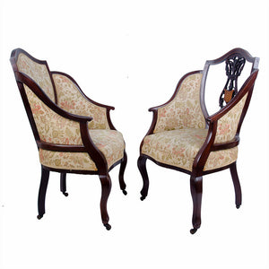 Edwardian Shield Back Chairs - Set of 5