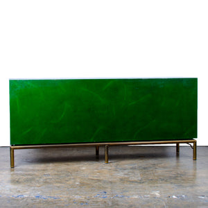 1970s Italian Malachite Lacquer Sideboard