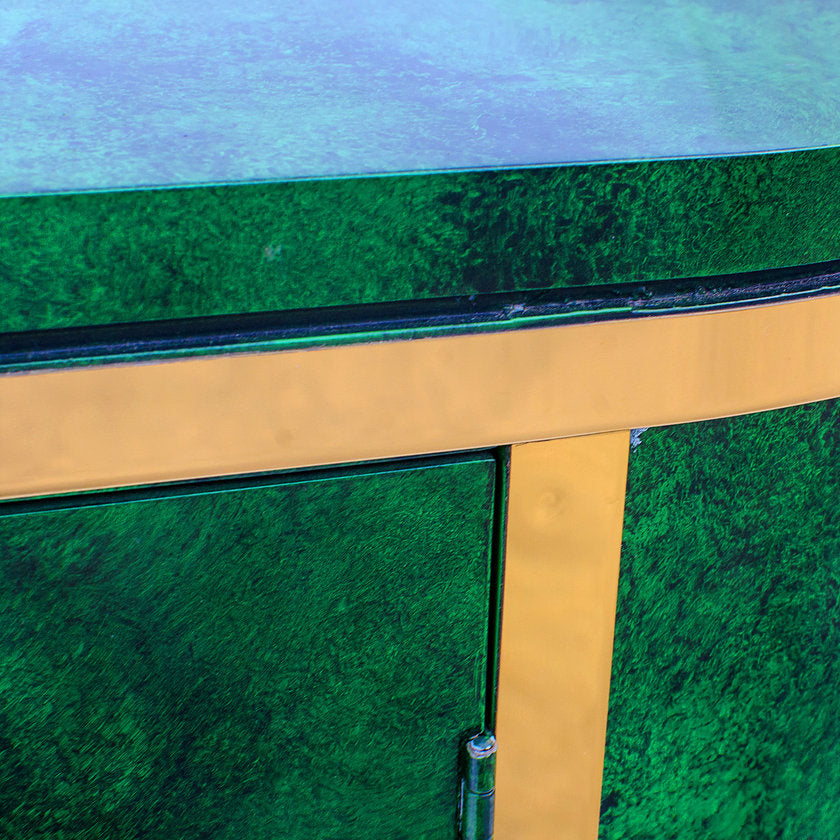 Mastercraft Malachite Lacquer Credenza