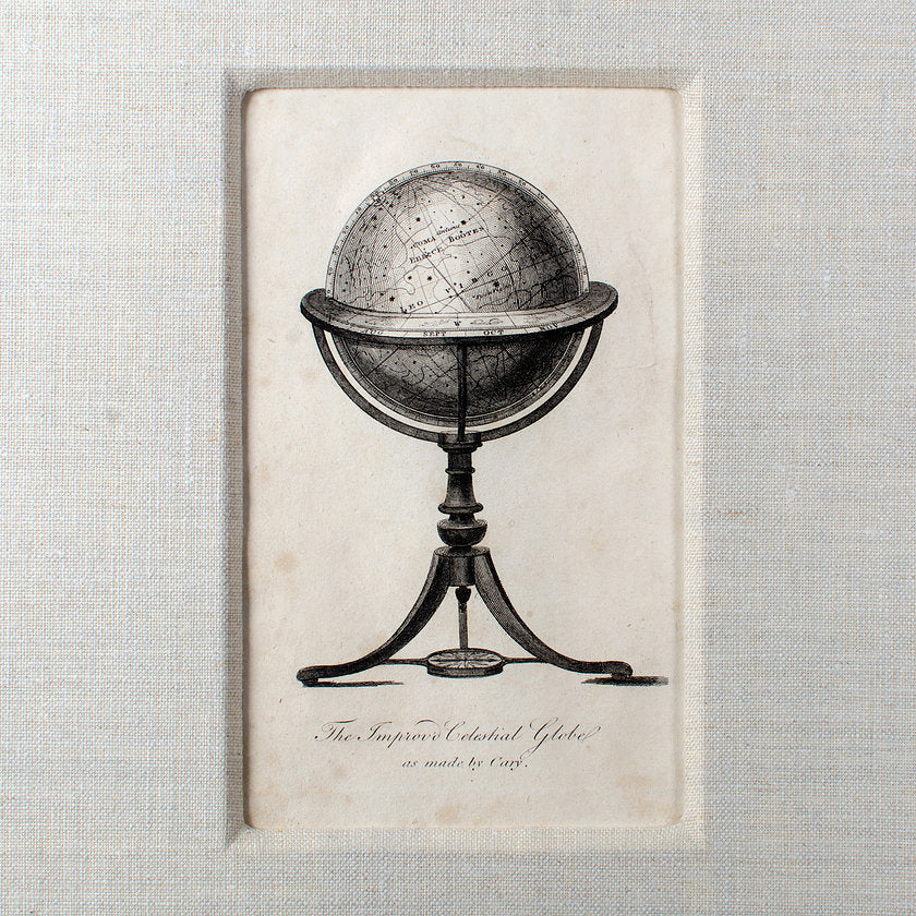 Cary Celestial Globe Antique Print