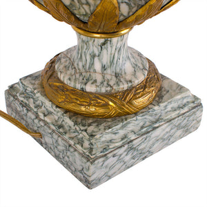 Louis XVI Marble and Ormolu Cassolette Lamp