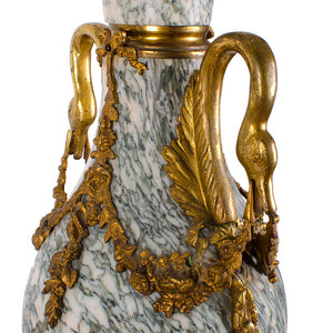 Louis XVI Marble and Ormolu Cassolette Lamp