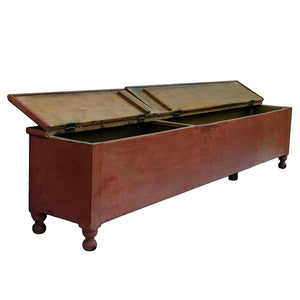 c.1850 New York Primitive Storage Bin