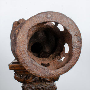Victorian Cast Iron Begging Dog By Coalbrookdale Foundry, c.1875