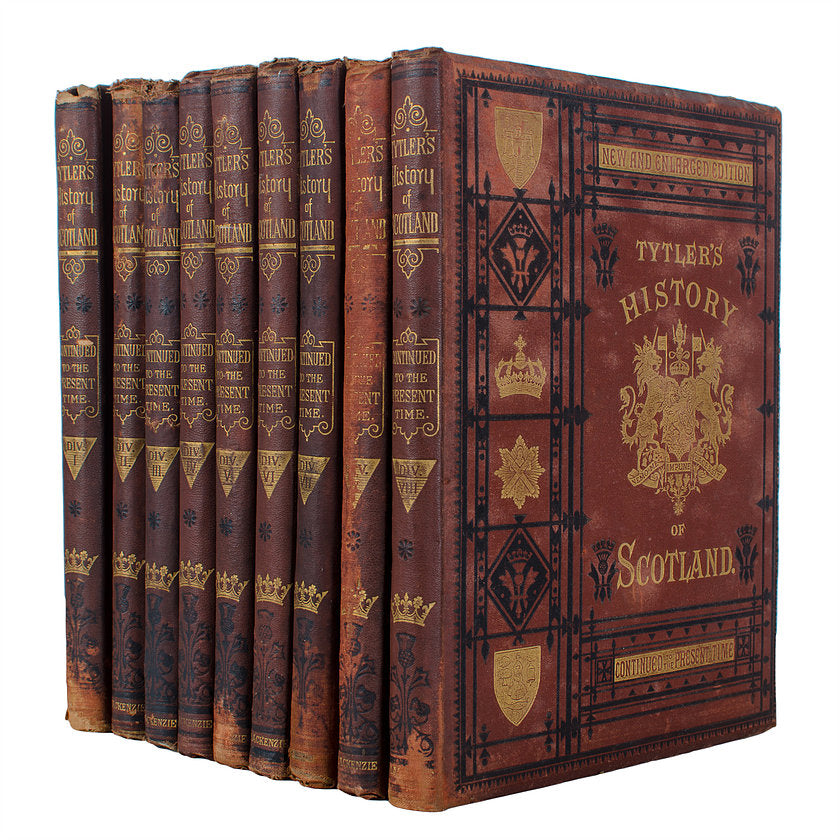 "Tytler’s History of Scotland" Set of 9