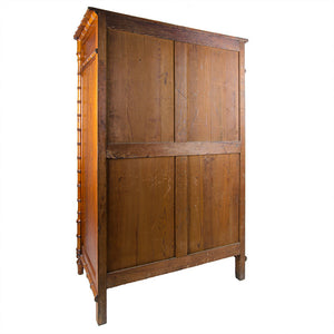 French Colonial Faux Bamboo Armoire C. 1900