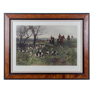 Lost Scent, Hunt Scene Intaglio Print After Heywood Hardy