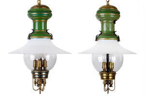1901 Humphery Gas Lamps - A Pair