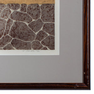 Ted Colyer “November” Woodblock Print