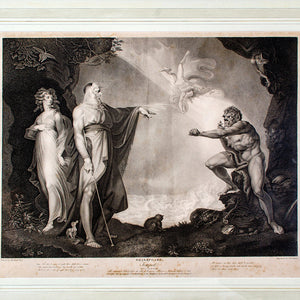 Boydell’s Shakespeare Gallery, "The Tempest” Engraving 1797