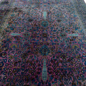 Antique Purple Persian Mashhad