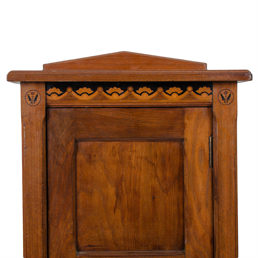 Art Nouveau Music Cabinet by Christopher Pratt & Sons, Bradford, Late 19th c.
