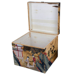 Chinese Qing Dynasty Pigskin Boxes - a Pair