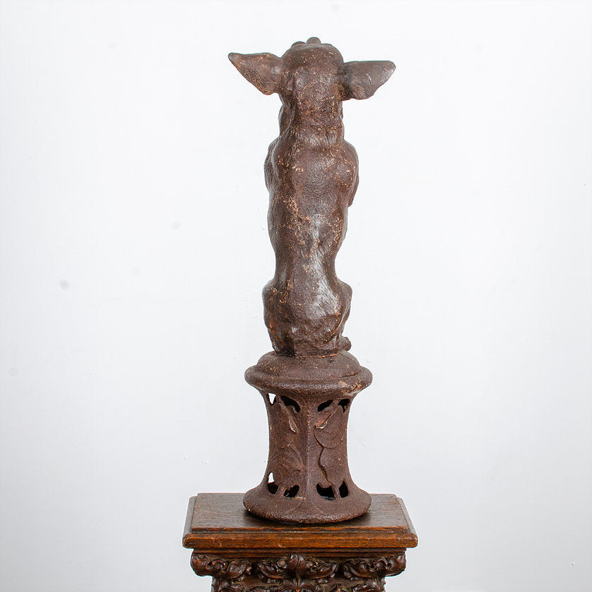 Victorian Cast Iron Begging Dog By Coalbrookdale Foundry, c.1875