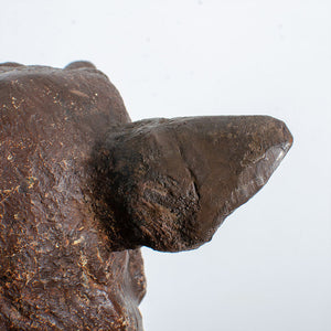 Victorian Cast Iron Begging Dog By Coalbrookdale Foundry, c.1875