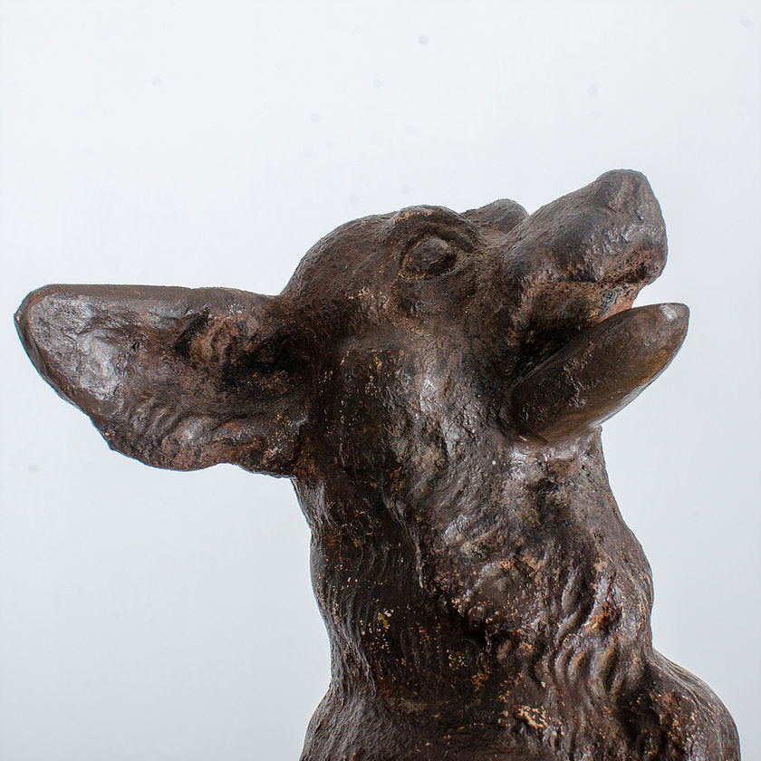 Victorian Cast Iron Begging Dog By Coalbrookdale Foundry, c.1875