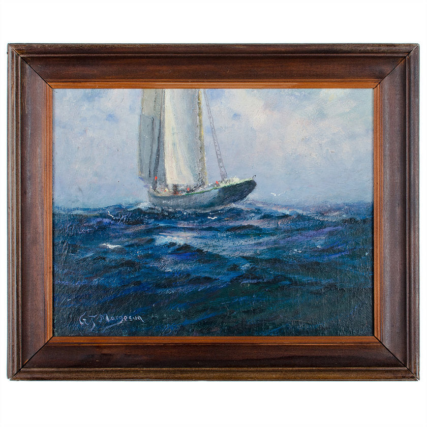 Gilbert Tucker Margeson ‘High Seas’ Ship Painting