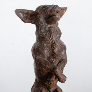 Victorian Cast Iron Begging Dog By Coalbrookdale Foundry, c.1875
