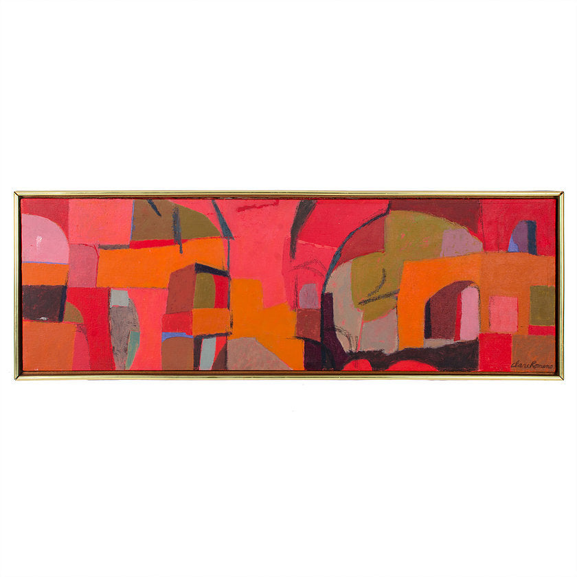 Abstract Oil Painting on Canvas by Clare Romano