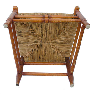19th Century American Maple Ladder-Back Armchair
