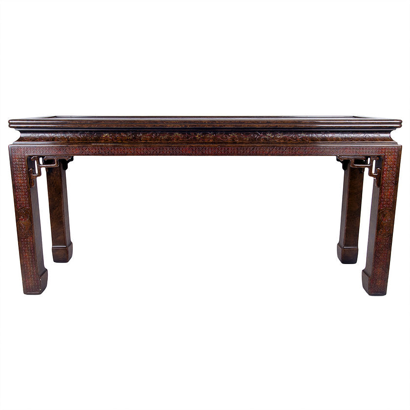 Mario Buatta for John Widdicomb Chinoiserie Console Table