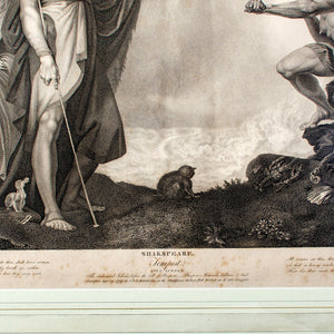 Boydell’s Shakespeare Gallery, "The Tempest” Engraving 1797