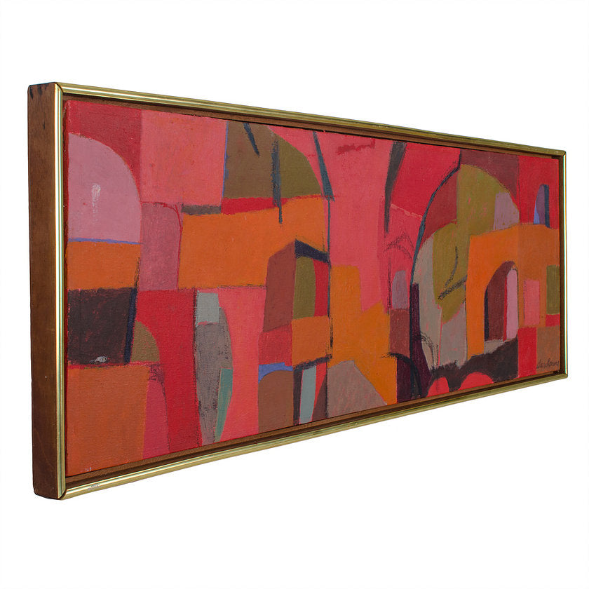 Abstract Oil Painting on Canvas by Clare Romano