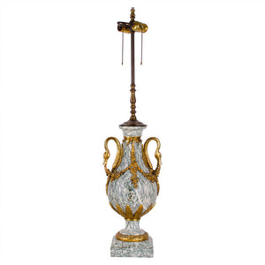 Louis XVI Marble and Ormolu Cassolette Lamp