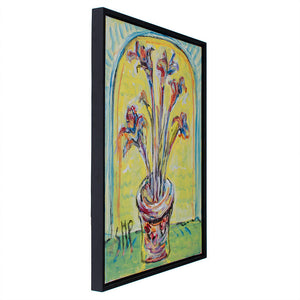 Suzanne McCullough Plowden “Irises”, Oil on Canvas