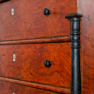 Grain-Painted Biedermeier Style Chest of Drawers c.1840