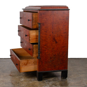 Grain-Painted Biedermeier Style Chest of Drawers c.1840