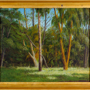 George Hetzel Landscape Oil on Board