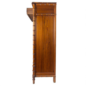 French Colonial Faux Bamboo Armoire C. 1900