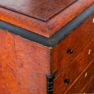 Grain-Painted Biedermeier Style Chest of Drawers c.1840