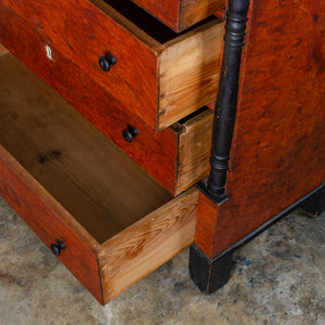 Grain-Painted Biedermeier Style Chest of Drawers c.1840