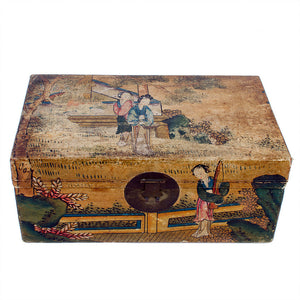 Chinese Qing Dynasty Pigskin Boxes - a Pair