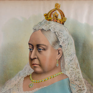 Portrait of Queen Victoria, Framed Lithograph